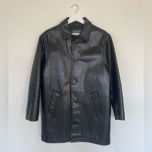 Banana Republic Vintage 90’s Black Trench Coat - Small